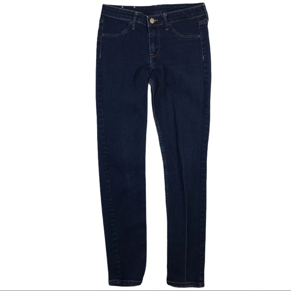 WJ437 H&M Regular Waist Skinny Ankle Jeans 27